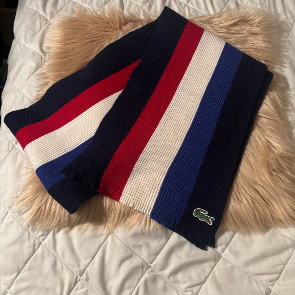 Lacoste Multicolor Wool Scarf